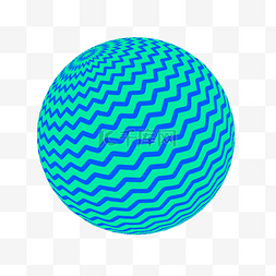 蓝绿色花纹图片_蓝绿色花纹圆球 