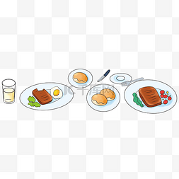 膳食焖锅图片_家庭餐桌西式早餐