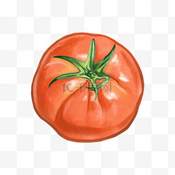 食品节图片_卡通手绘红色西红柿