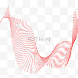 曲线几何图形图片_彩色几何图形曲线元素