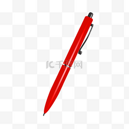 红色圆珠笔 