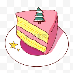 夹心粉色蛋糕
