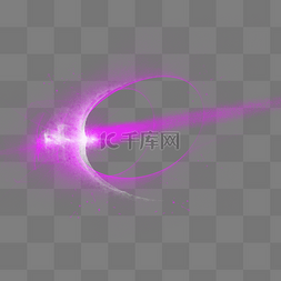 光点科技图片_紫色光斑光点元素