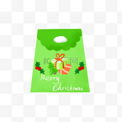 绿色圣诞促销吊牌矢量素材
