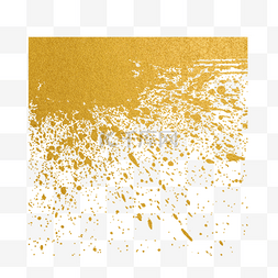 金漂浮元素图片_创意金色粉末漂浮素材