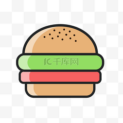 喜欢吃汉堡图片_汉堡icon