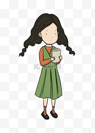 简单可爱的卡通小天使女孩图片_简单可爱的卡通小天使女孩素材-简单