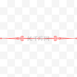 欧美图片素材图片_矢量分栏线红色欧美线条