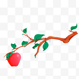 彩色高光图片_植物苹果树