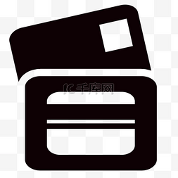 网页扁平icon图片_黑色网页常用账号管理图标