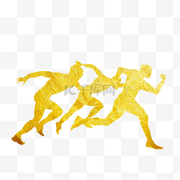 金色奔跑的人类设计