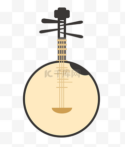中国风乐器月琴