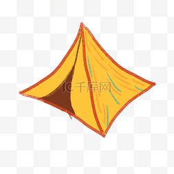 帐篷png下载图片_橙色的帐篷免抠图