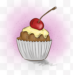 吃甜品吃图片_生日快乐手绘蛋糕