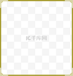 华贵菜单图片_中国风传统黄褐色边框