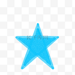 浅色合格证边框图片_浅蓝色星星的粉笔画