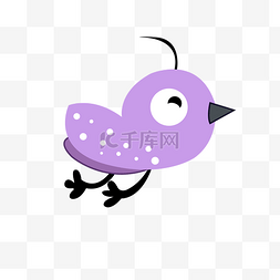 可爱简单小鸟素材图片_可爱卡通的小鸟免抠