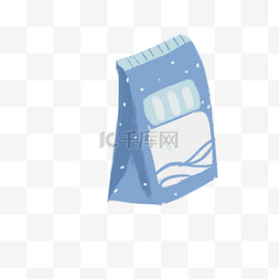 灰洗衣机图片_卡通蓝色的洗衣粉免抠图