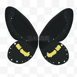 黑色蝴蝶翅膀