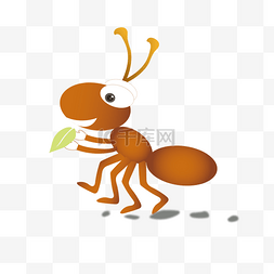 可爱小蚂蚁卡通图片_卡通小蚂蚁图片