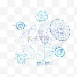 星球酷图片_蓝色网络科技光圈