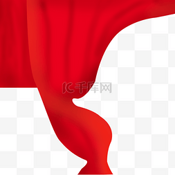 ae红带子图片_红色飘动的丝绸带子