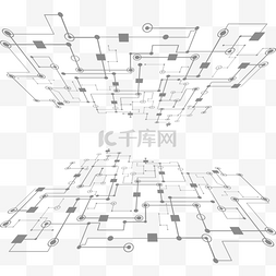 科技边框图片_科技网格背景