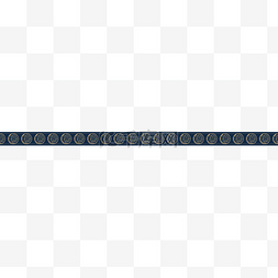 蓝色分割线图片_蓝色国风分割线