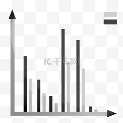 精美的图表图片_箭头图表装饰插画