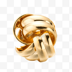 金色纹理编织圆球元素