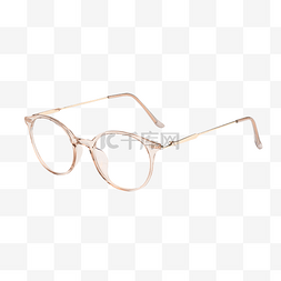 纯钛眼镜框图片_时尚平面平光镜眼睛架