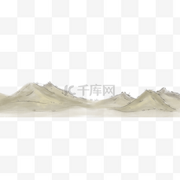 中国风山峰群山