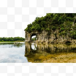 桂林象鼻图片_桂林象鼻山