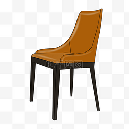 桌椅木质图片_卡通黄色木质椅子