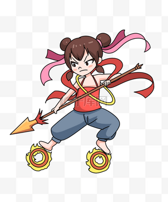 下载免抠元素混天绫和乾坤圈个人vip和企业vip免费下载免抠元素风中飘