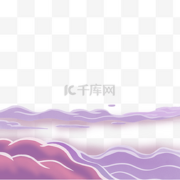紫色云彩图片_紫色云彩云层