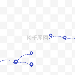 圆圈装饰图图片_蓝色的装饰图标免抠图