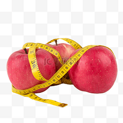 苹果软尺图片_减肥苹果