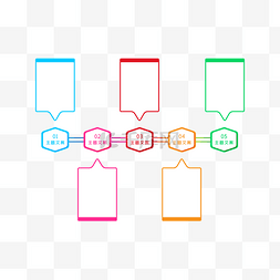 数字扁平时间轴