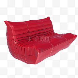 3D懒人豆包沙发