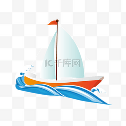 中國帆船图片_免扣卡通帆船