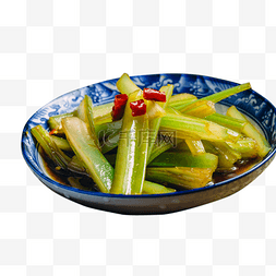 食欲图片_美食芹菜春季中式美食传统陈醋泡