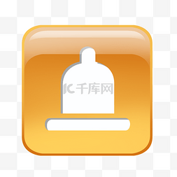 工业物品图片_橙色标志安全套PSD透明底