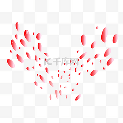 花瓣红色图片_花瓣元素