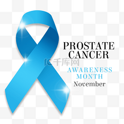 prostate cancer蓝色丝带