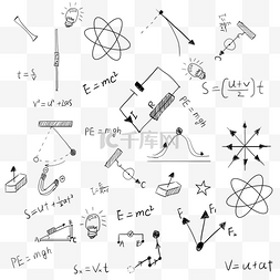 数学教育公式装饰