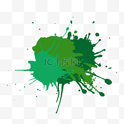 多彩油漆流体渐变图片_绿色墨迹泼墨油漆底纹底框