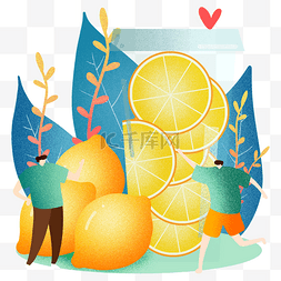 夏季柠檬果汁