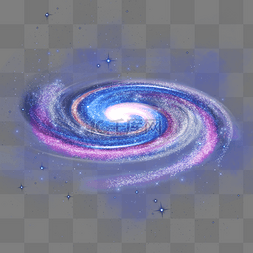 紫色系雾感旋转宇宙天体星系