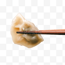 筷子夹水饺图片_夹起一个饺子